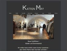 Tablet Screenshot of katrin-may.de